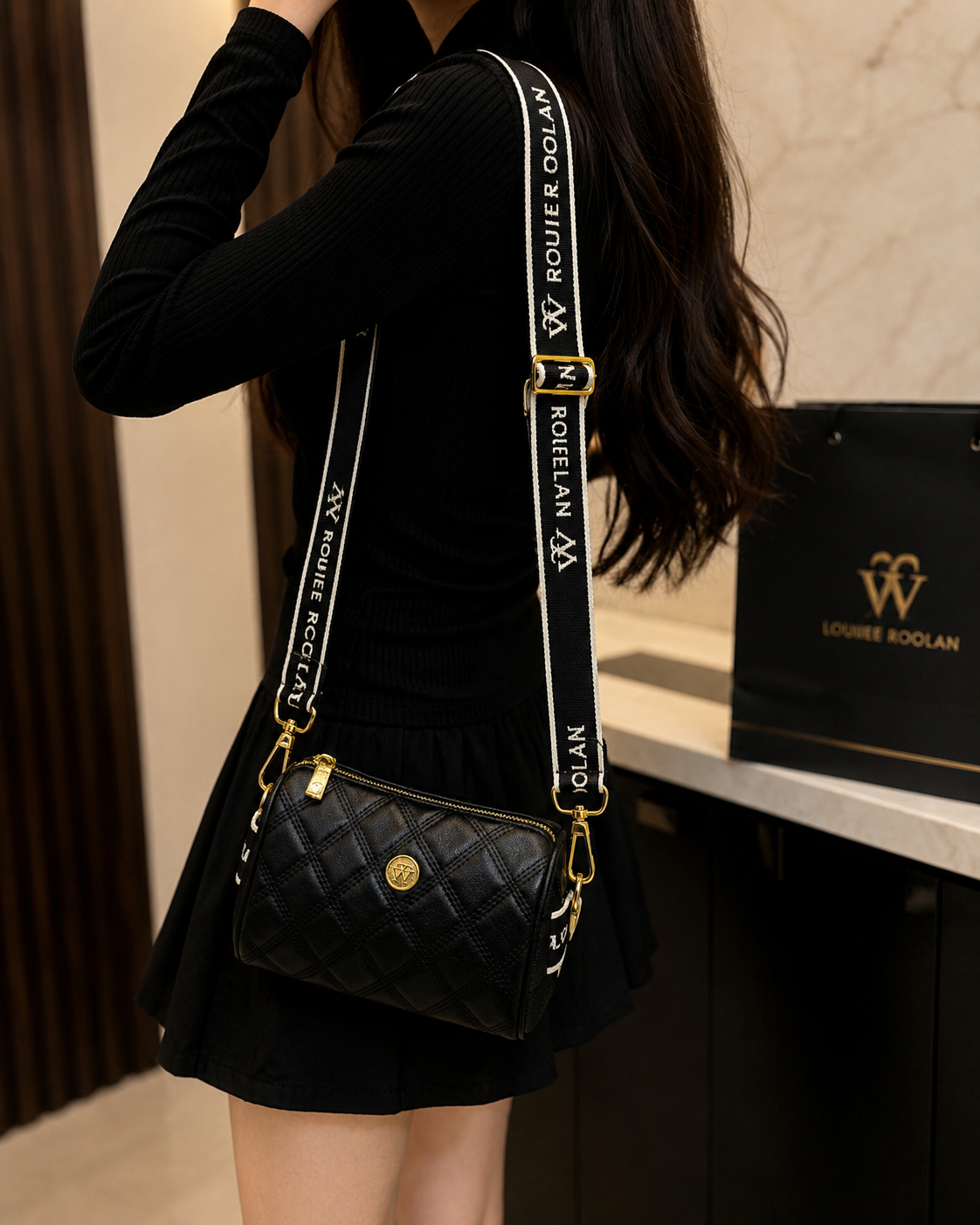 Louuiee Roolan Quilted Crossbody Bag