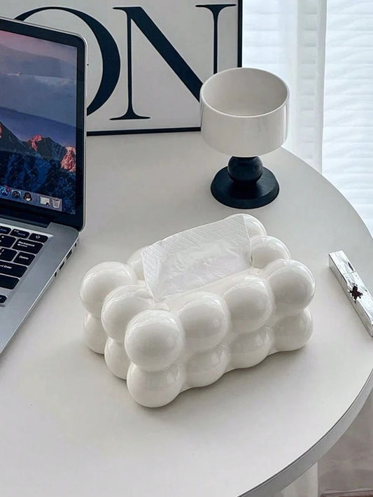 Bubble shape tissue box holder