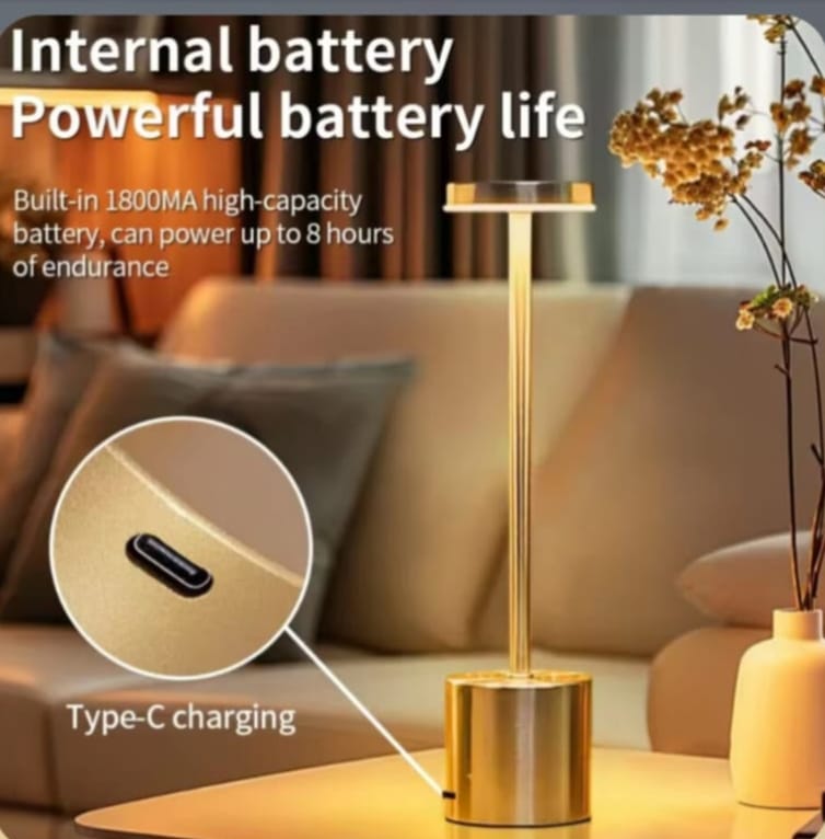 Rechargeable touch led table lamp