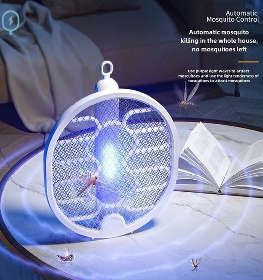 Foldable Mosquito Racket 2-in-1
