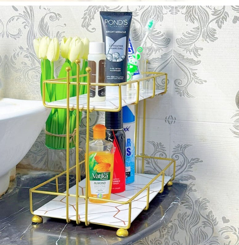 2-Tier Luxury Vanity Storage