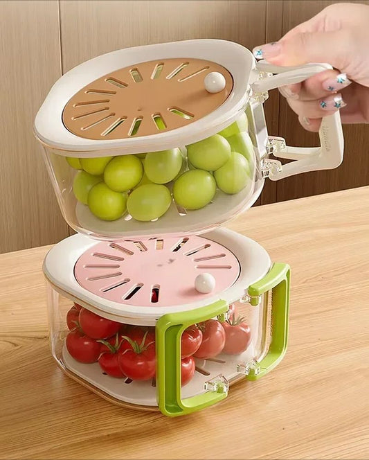 2-in-1 Fruit & Veggie Drain Basket