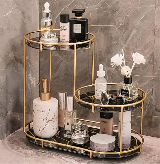 3-Tier Golden Vanity Stand