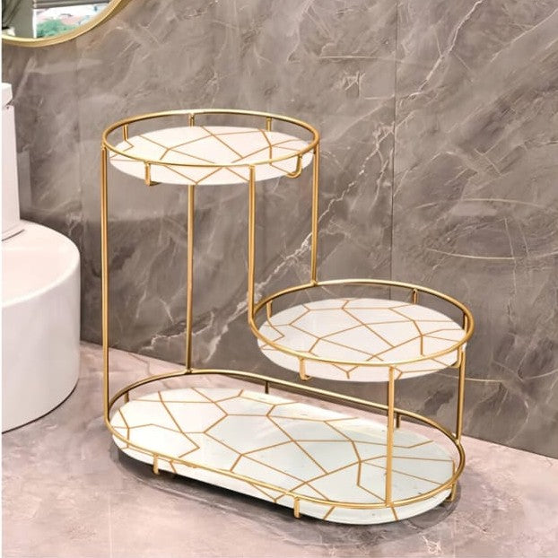 3-Tier Golden Vanity Stand