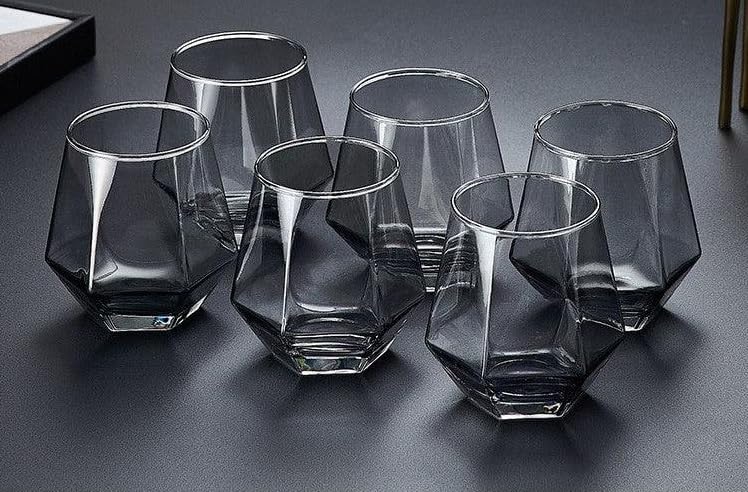 Crystal Clear premium drinking glass set of 6