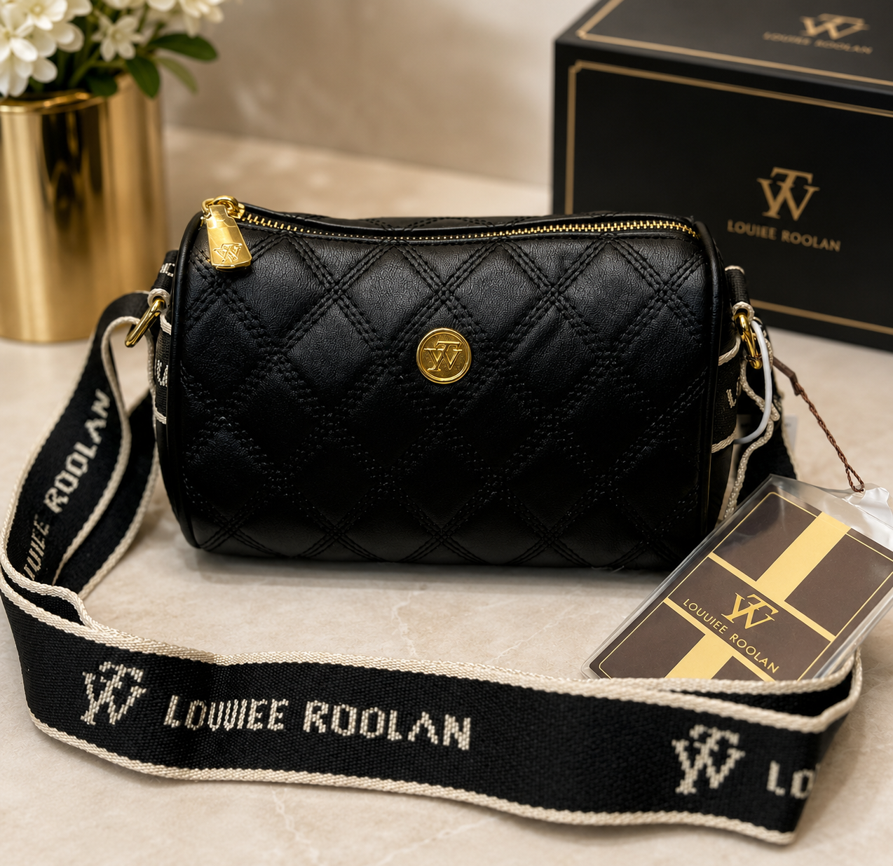 Louuiee Roolan Quilted Crossbody Bag