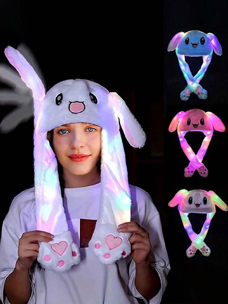 Funny Plush Bunny Hat