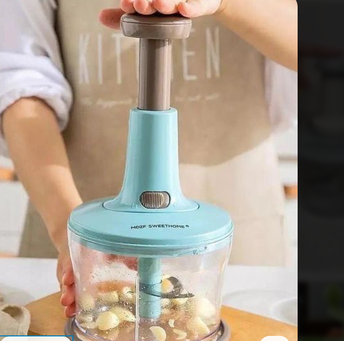 Push Manual Vegetable Chopper Hand Operator