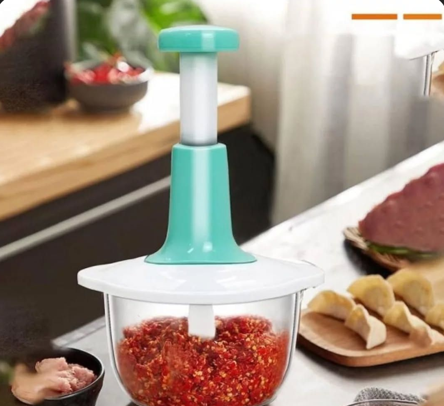 Push Manual Vegetable Chopper Hand Operator