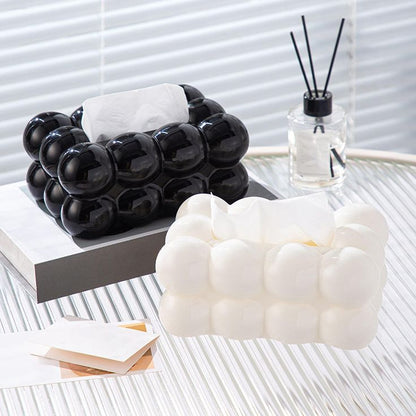 Bubble shape tissue box holder