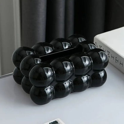 Bubble shape tissue box holder