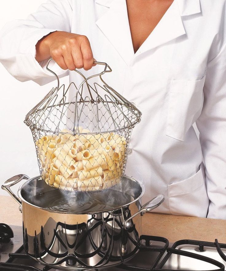 Stainless Steel Foldable Chef Basket