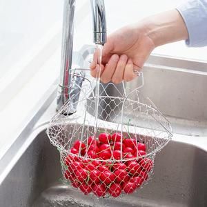 Stainless Steel Foldable Chef Basket