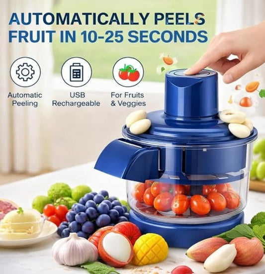 Automatic Electric Fruit Vegetable Peeler Machine For Home Kitchen Commercial Use Rechargeable Portable Grape Tomato Peeler Tool