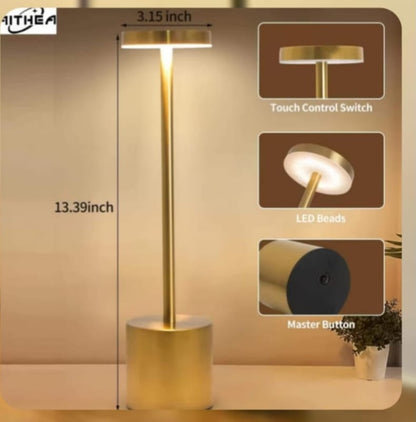 Rechargeable touch led table lamp