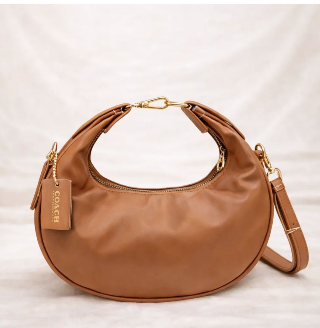 JONIE COACH HALF MOON CROSS BODY BAG