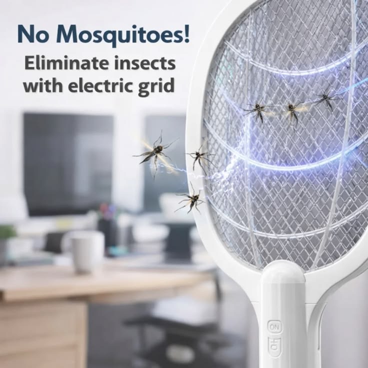 Foldable Mosquito Racket 2-in-1